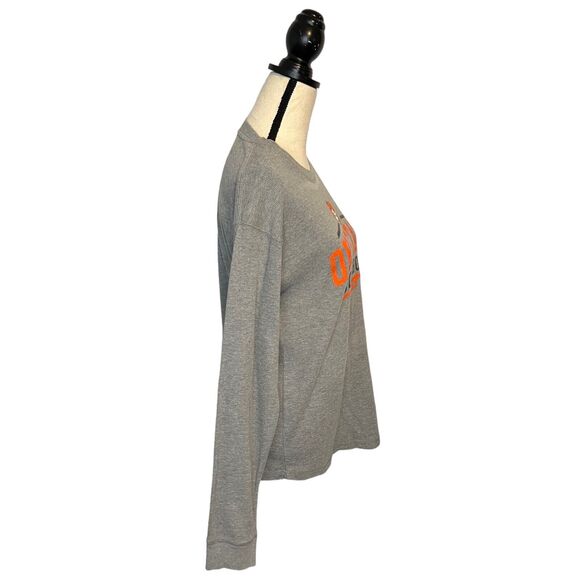 Pro Edge OSU Go Pokes Oklahoma Gray Long Sleeve Woman's Shirt Size Large - Picture 5 of 6